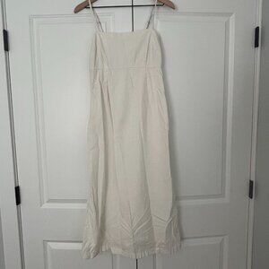 Abercrombie Linen-Blend Midi Dress